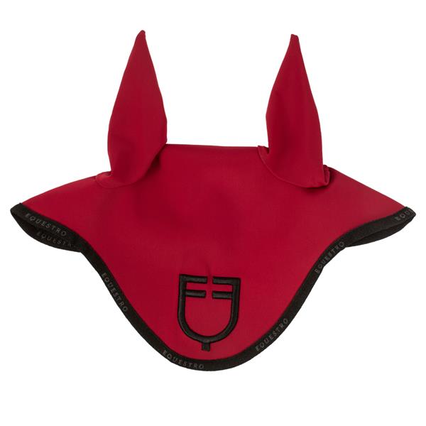 OREJERAS ROJO VINO/NEGRO GP EQUESTRO